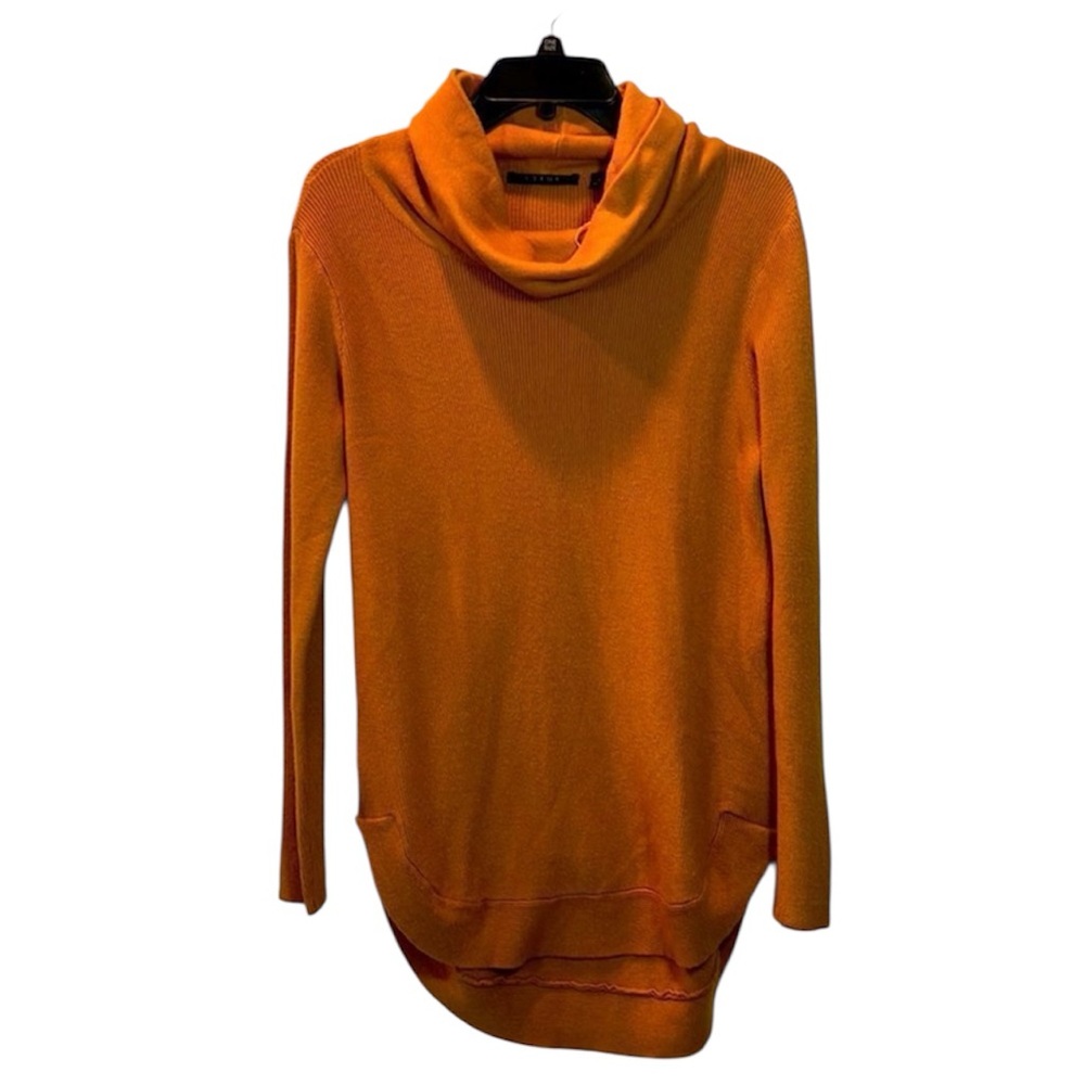 Cyrus Mustard/Gold Cowl Neck Sweater Size Large